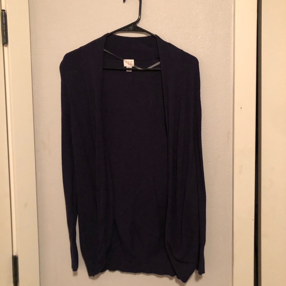 Never worn navy cardigan!
